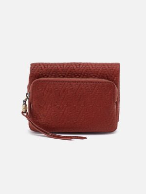 Fern Bifold Wallet In Soft Embossed Leather - Tuscan Brown