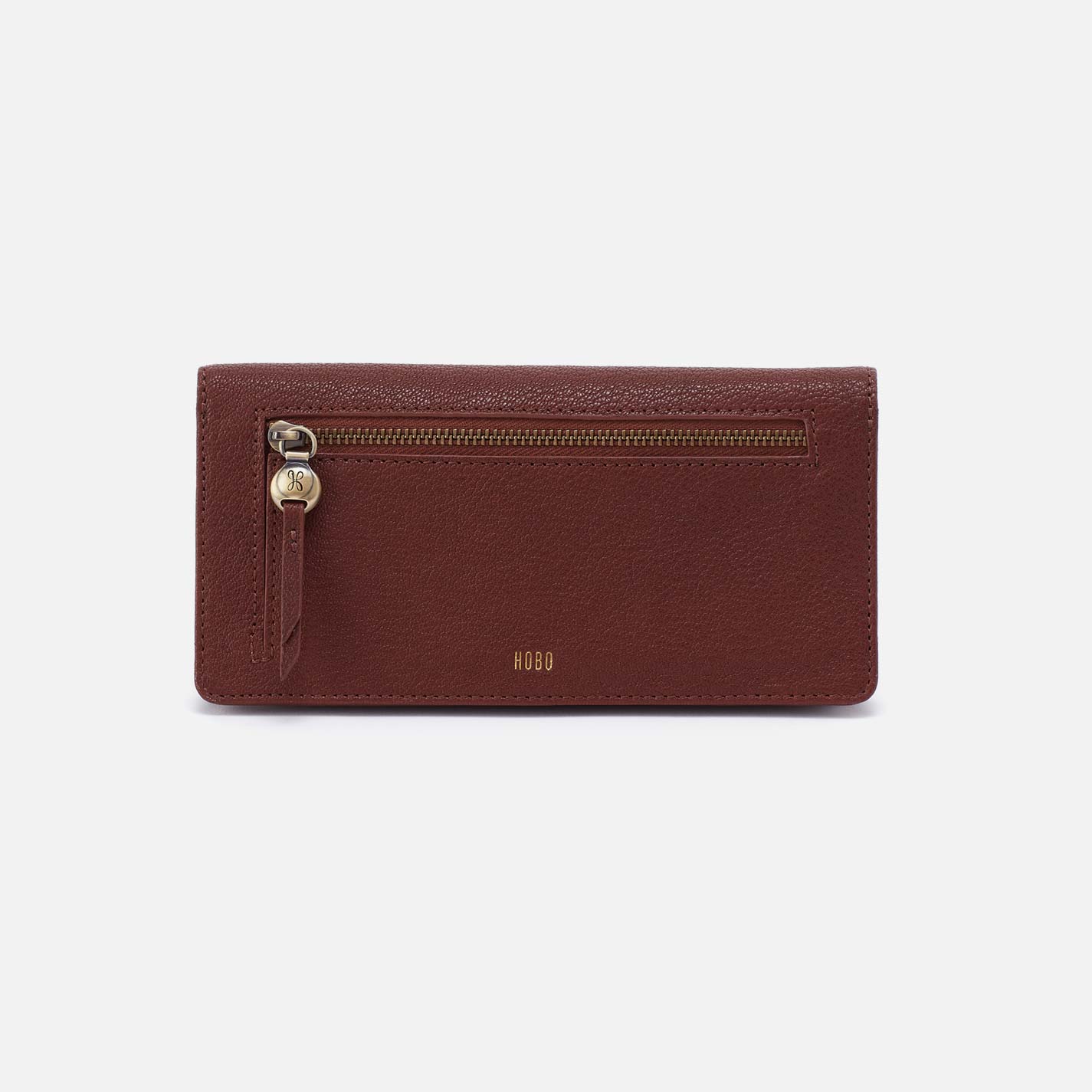 Hutton Large Wallet in Micrograin Leather - Brown Bear - Image 4