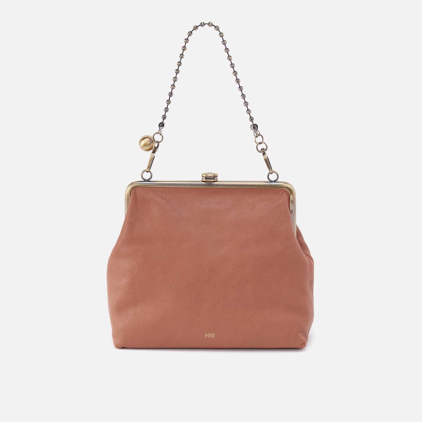 Amelia Crossbody in Micrograin Leather - Glazed Donut - Image 5